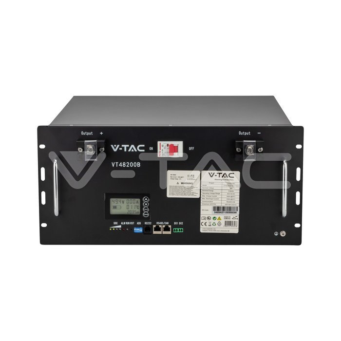 V-TAC 9.6kWh LiFePo4 akumoodul LV